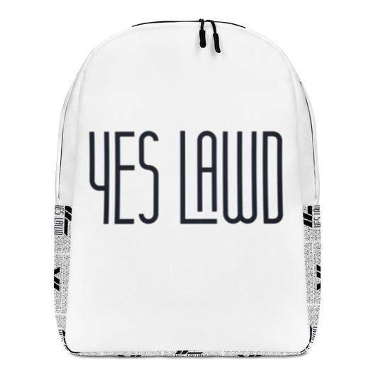 YL Winter White Minimalist Backpack