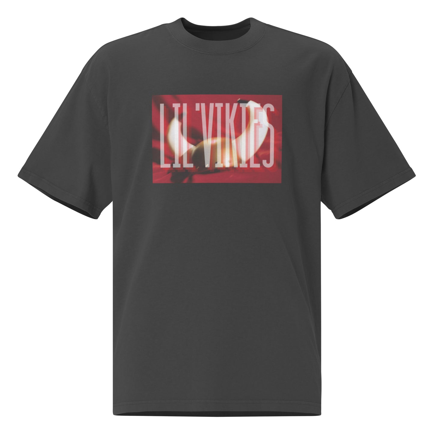 Vikes REtro look Oversized faded t-shirt