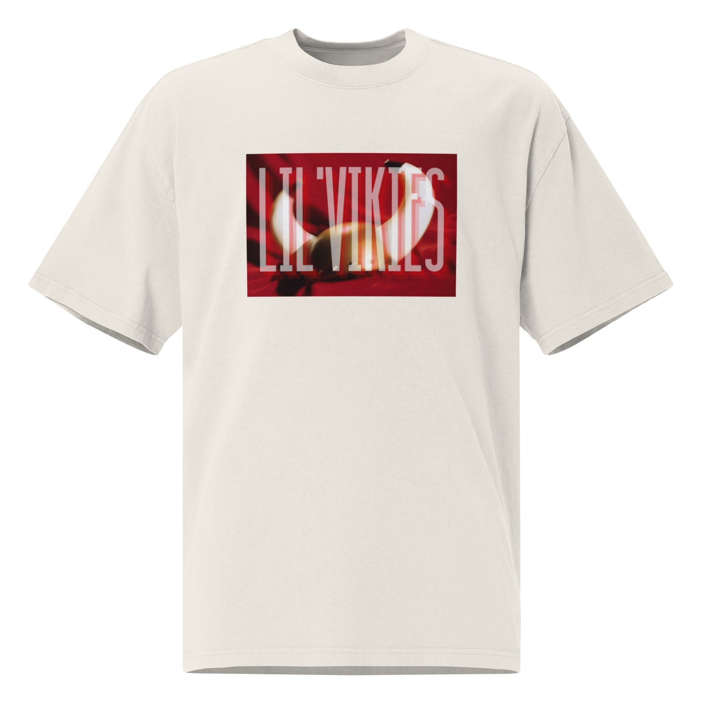 Vikes REtro look Oversized faded t-shirt